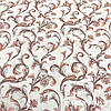 Лляна тканина з квітами, ширина 220 см, 100% льон, колір 34/1, фото 4