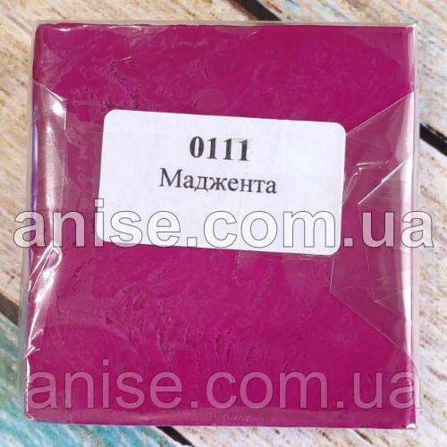 Полимерная глина Пластишка, №0111 маджента, 75 г / Полімерна глина Пластішка , №0111 маджента, 75 г - фото 1 - id-p451108083