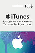 Подарункова карта iTunes Apple / App Store Gift Card на суму 100 usd, US-регіон