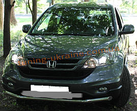 Захист переднього бампера труба одинарна D60 на Honda CRV 2006-2012