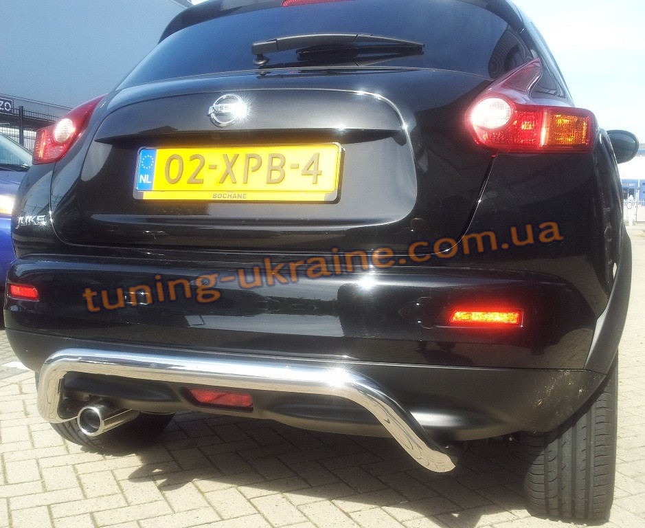 Захист заднього бампера труба U-подібна D60 на Nissan Juke 2010