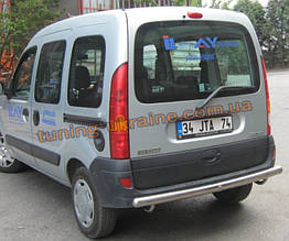 Захист заднього бампера труба пряма D60 на Renault Kangoo 1998-2008