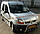 Захист переднього бампера кенгурятник низький з написом D60 на Renault Kangoo 1998-2008, фото 4