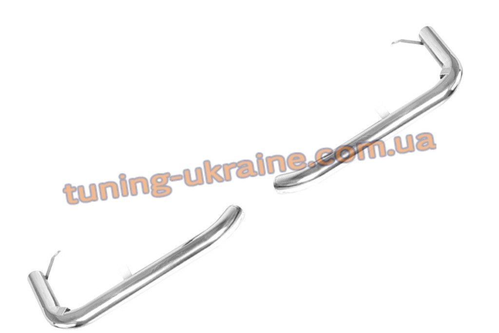 Захист заднього бампера куточки одинарні D60 на Toyota RAV 4 2006-2013