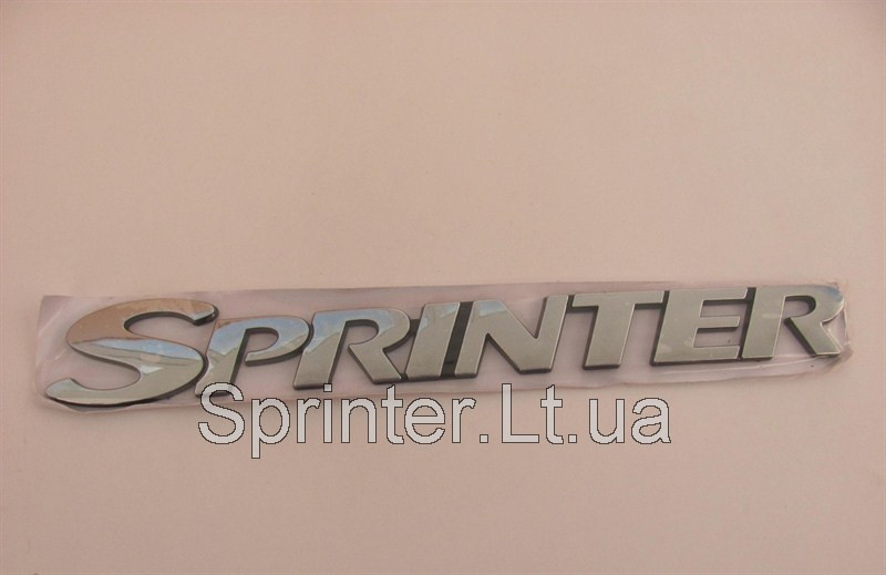 Надпись "Sprinter" задней двери Mercedes Benz Sprinter 06- - фото 3 - id-p89178492