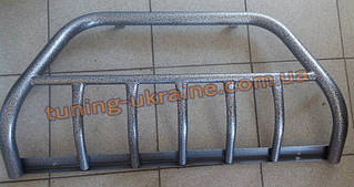 Захист переднього бампера кенгурятник фарбований (з захистом картера) D42 на ВАЗ 1117 Калина