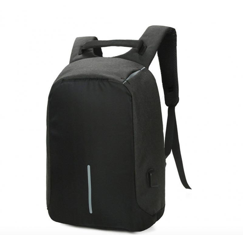 Рюкзак Протикрадій з USB зарядкою, чорний