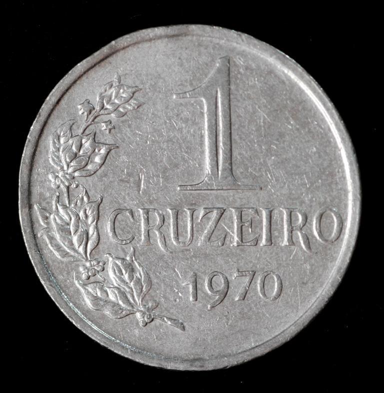 Монета Бразилії 1 крузейро 1970-75 рр.