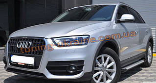 Бічні майданчики з алюмінію Allmond для AUDI Q3 2011-2014