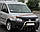 Захист переднього бампера кенгурятник з написом з нержавійки на Volkswagen Caddy 2004-2010, фото 3
