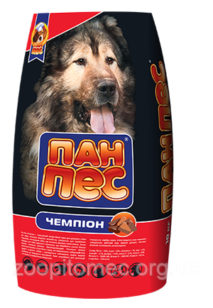 Корм для собак ПАН ПЕС ЧЕМПИОН-10 кг - фото 1 - id-p39767212