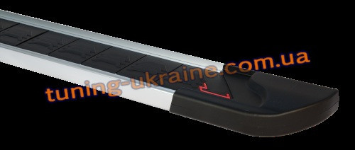 Бічні майданчики з алюмінію RedLine V1 для Citroen C-crosser 2007-2013