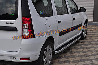 Бічні майданчики з алюмінію Fullmond для Dacia Logan MCW 2004