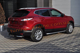 Бічні майданчики з алюмінію Fullmond для Nissan Qashqai 2014