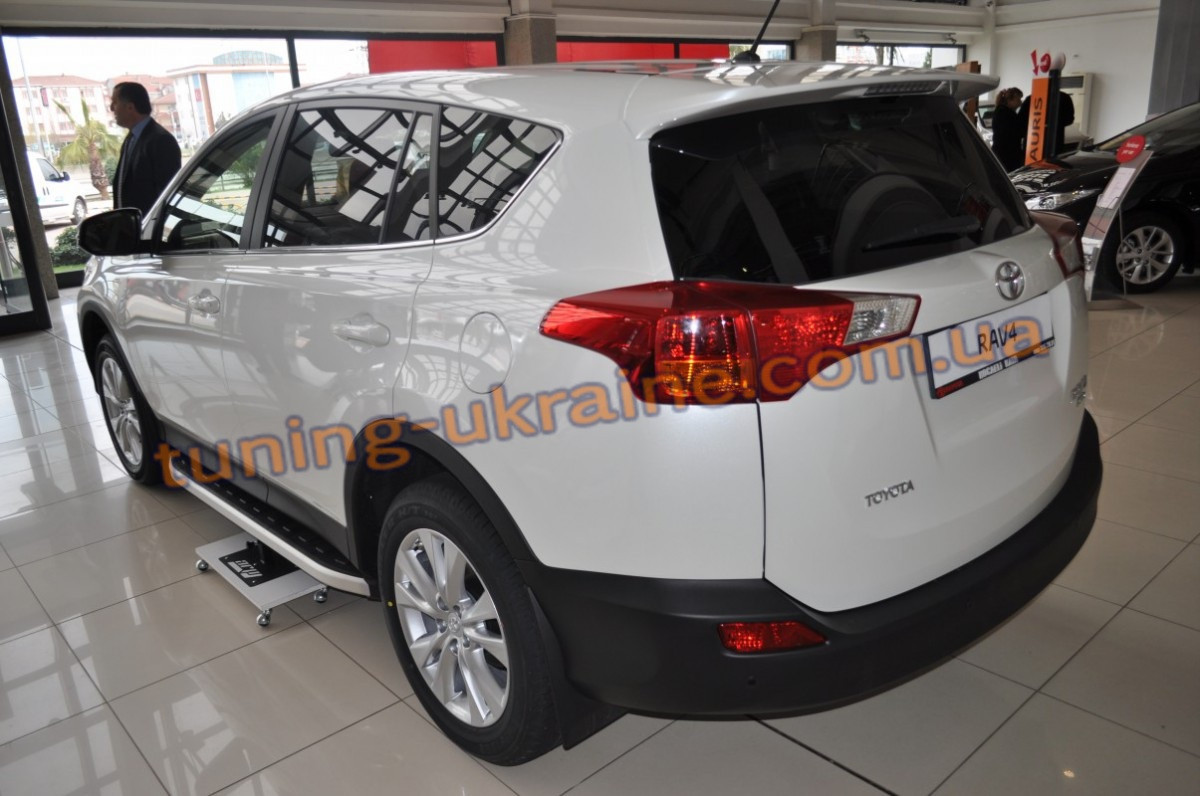 Бічні майданчики з алюмінію Fullmond для Toyota RAV4 2015