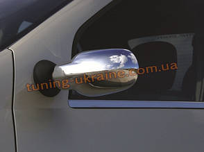 Накладки на дзеркала з АБС пластику Carmos на Dacia Logan MCW 2004