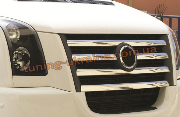 Накладки на решітку радіатора Carmos на Volkswagen Crafter 2006-2016