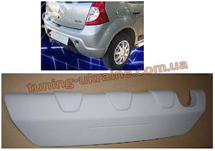 Задній дифузор під фарбування на Renault Sandero 2007-2014