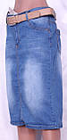 Спідниця джинсова великих розмірів 30-36., фото 2