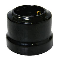 Керамічна розетка РЕТРО [Чорна ]