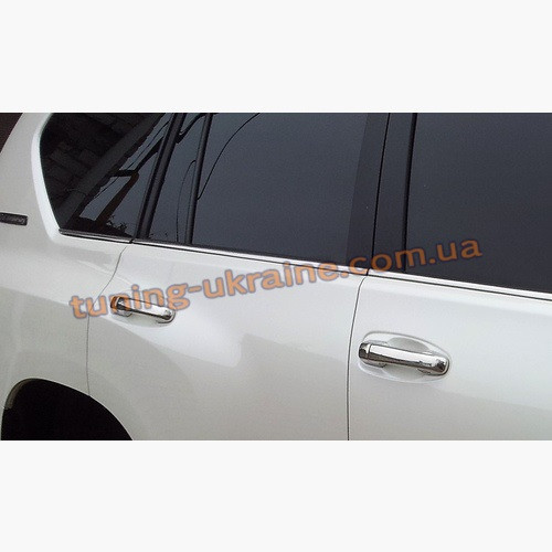 Накладки на ручки Carmos на Toyota Prado 150 2009-2013