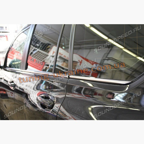 Окантовка вікон 6шт Carmos на Toyota Prado 150 2009-2013