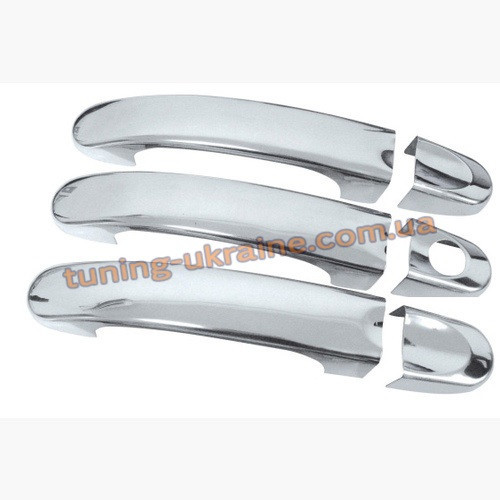 Накладки на ручки 3шт Carmos на Volkswagen Caddy 2004-2010