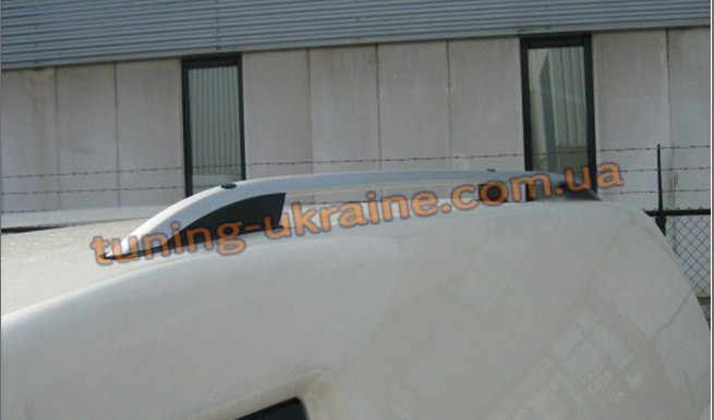 Рейлінги Crow (тип skyport) Сірий мат. на Volkswagen Caddy 3 2010-2015 коротка база