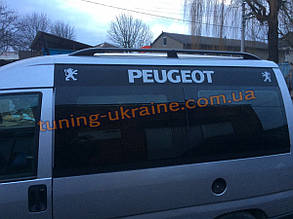 Рейлінги Чорні тип Premium на Renault Logan MCW 2006-2013