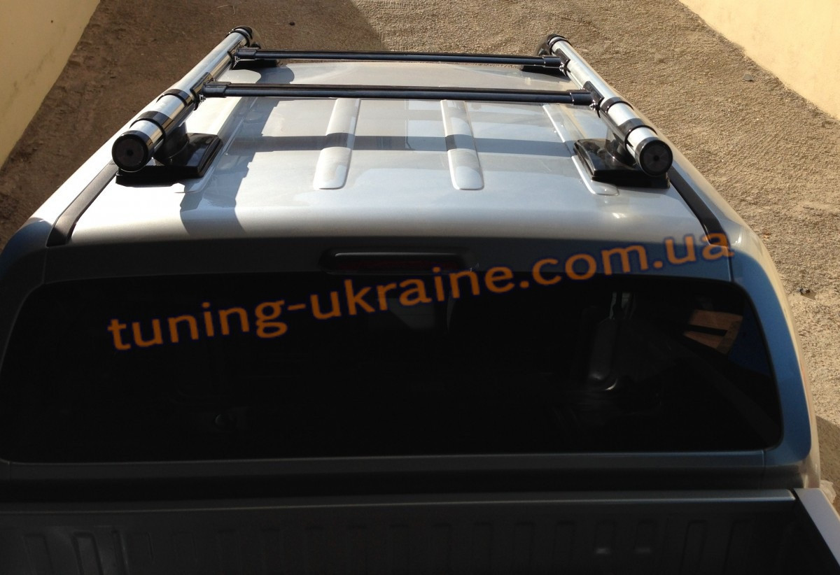 Рейлінги Shark з поперечками на Volkswagen Amarok 2010