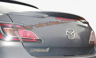 Спойлер-шабля зі склопластику на Mazda 6 2012