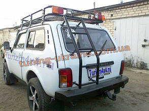 Лестница на крышу на Ваз 2131 Нива