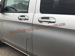 Хром накладки на ручки для Mercedes Vito W640 2015+