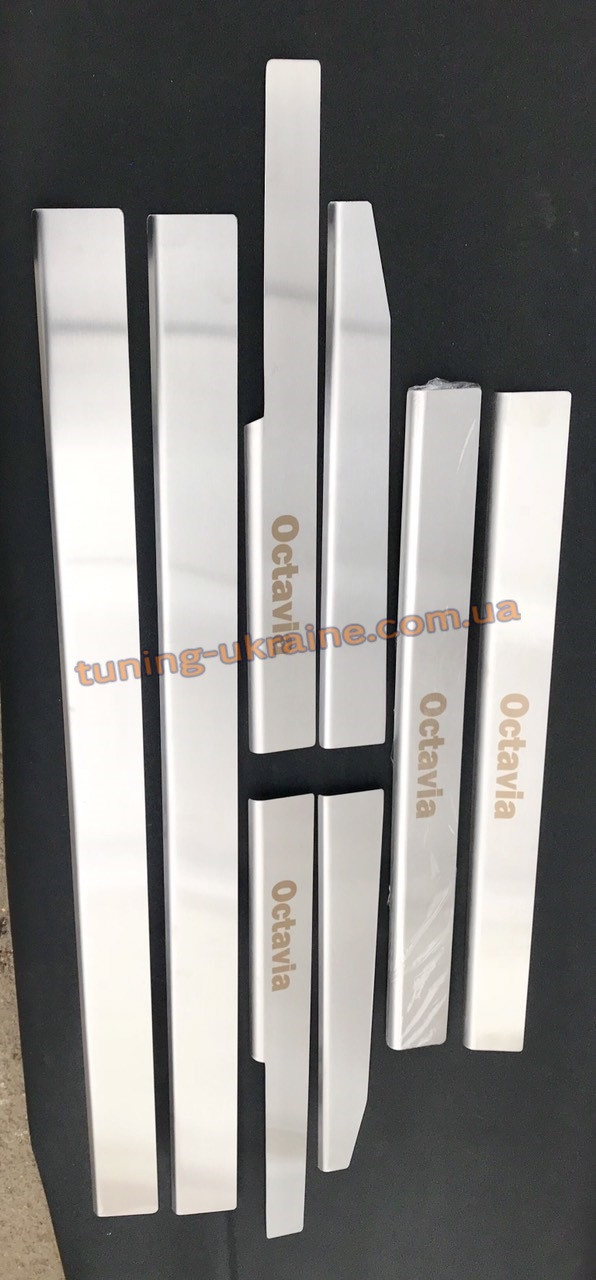 Хром накладки на скло молдинг скла скляний молдинг для Skoda Octavia A5 2004-2009