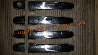 Хром накладки на ручки для Toyota Rav 4 2006-2010