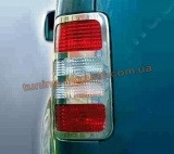 Хром накладки на стопи окантовка на стопи для Volkswagen Caddy 3 2004-2010