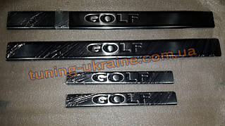 Хром накладки на пороги для Volkswagen Golf 5 2003-2008