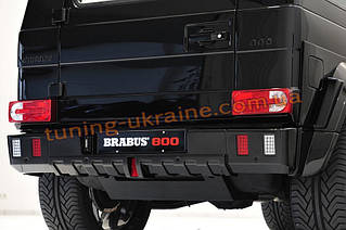 Задній бампер Brabus на Mercedes G klass W463 1986-2016