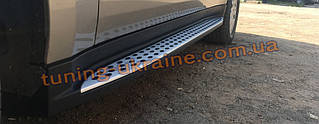 Оригінальні бічні пороги майданчика на Mercedes ML klass W164 ML164 2005-2011