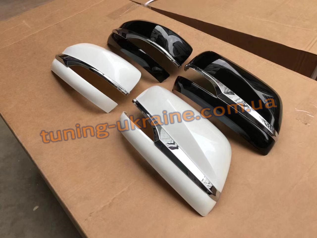 Накладки на дзеркала Кришки дзеркал в стилі 2016+ на Toyota LC 150 Prado 2009-2013