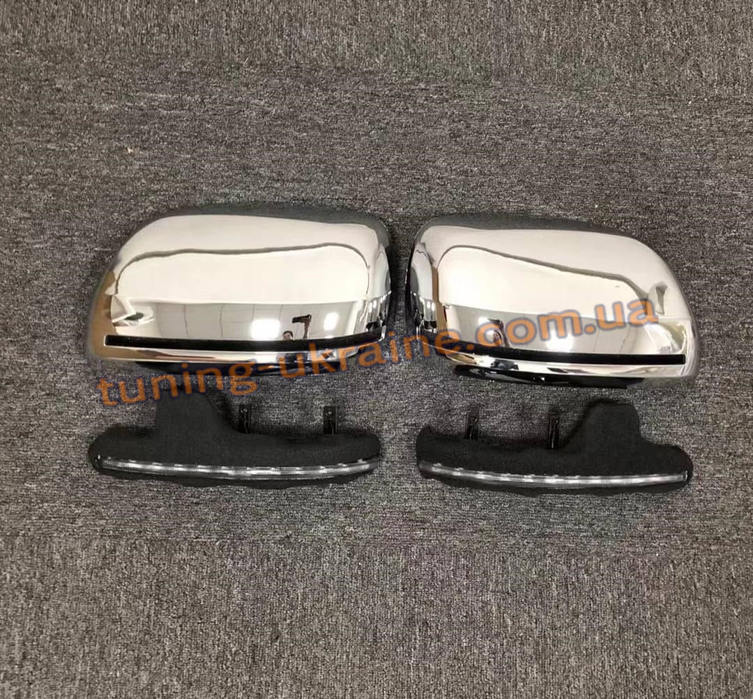 Кришки дзеркал в стилі Toyota LC 200 2019гг хром на Toyota LC 200 2008-2012