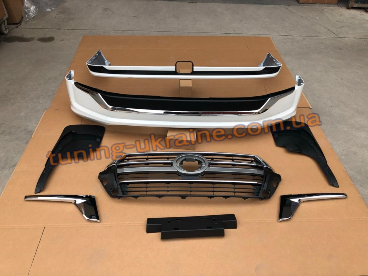 Комплект апгрейду з LC200 2016рр аеродинамічний комплект обваження для Toyota LC 200 2019+