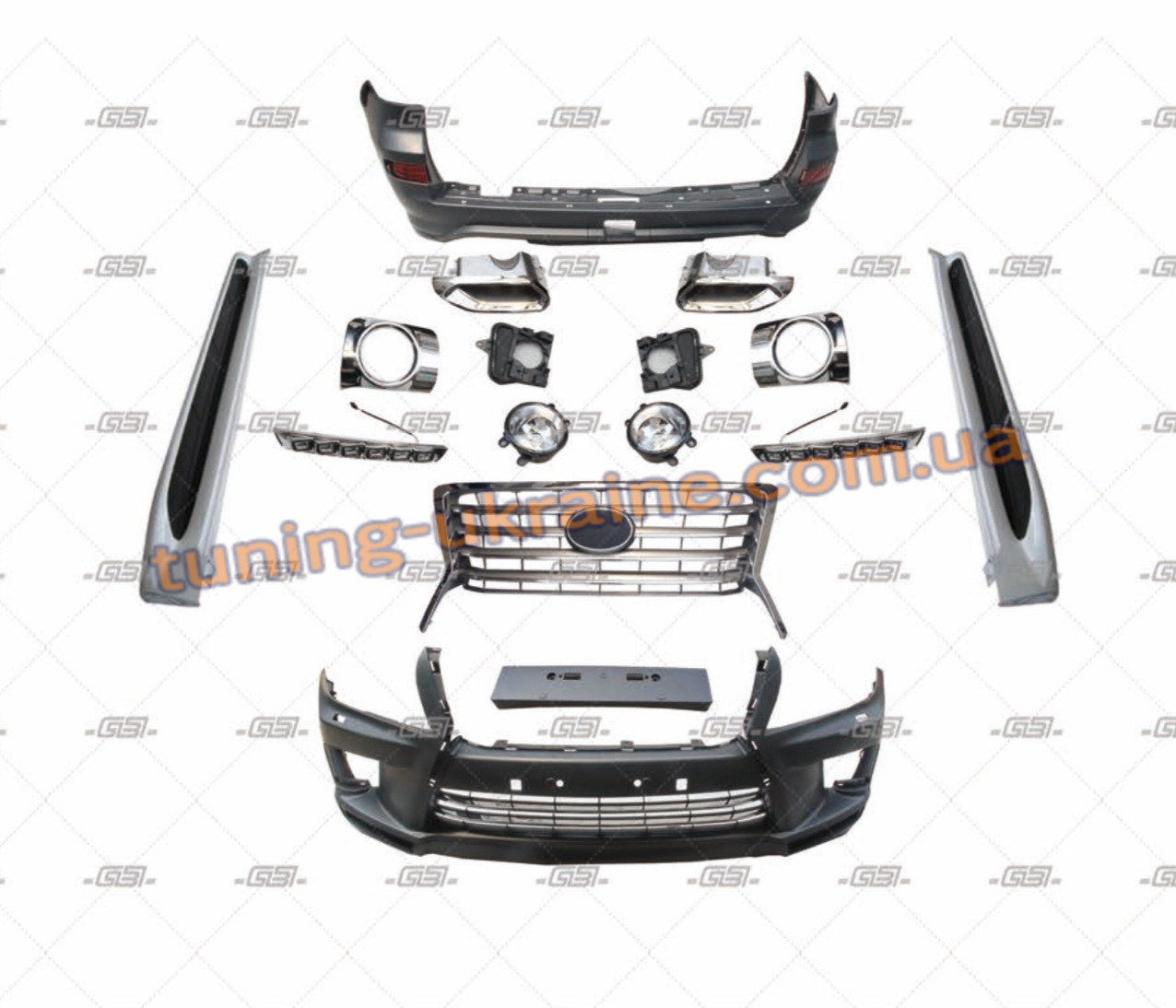 Комплект обважень Urban sport для Toyota LC 200 2008-2012