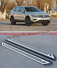 Бічні майданчики оригінал All Space на Volkswagen Tiguan 2016+