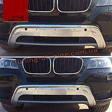 Передня накладка на BMW X3 F-25 2011-2014 рр.