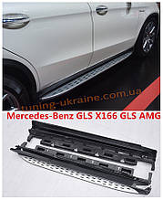 Бічні пороги і оригінальний дизайн на Mercedes GL GLS klass X166 2012+