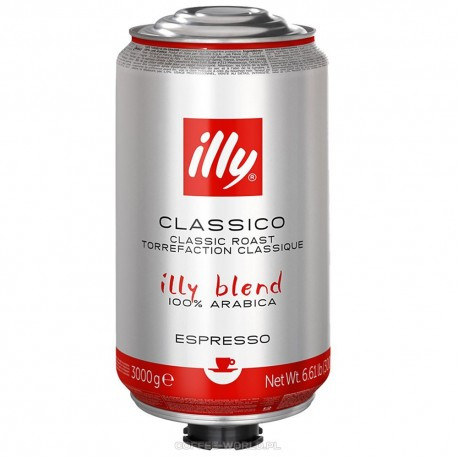 Кава в зернах illy Classico 3кг Італія Іллі зерно 3kg класиіко в банку оригінал 100% Арабіка, фото 1