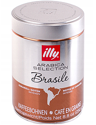 Кава в зернах illy Arabica Selection Brasile 250 гр з/б Італія Іллі Бразилія 100% Арабіка