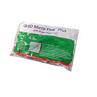 Шприци bd micro fine plus 0,50 мл 30G x 8 мм, 10 шт.