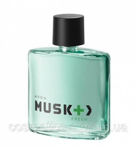 Туалетная вода мужская Musk Fresh, Avon, Муск Фреш Эйвон, 76918, 75 мл